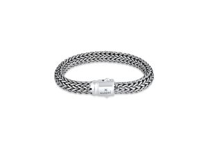 4056261089472 - Armband KUZZOI Gliederarmband Basic Cool unisex 925 Silber Armbänder Gr 21 cm ohne Stein Silber 925 (Sterlingsilber) silberfarben (silber) Herren Armbänder Silber