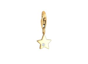 4056261102584 - Nenalina Charm Stern Star Astro Himmlisch Anhänger 925 Silber (Farbe Gold)