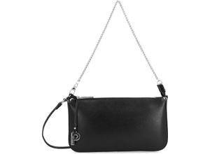 4056278181213 - PICARD Schultertasche Leder Anhänger für Damen schwarz