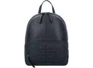 4056278185525 - PICARD Cityrucksack Leder Zweiwegereißverschluss für Damen schwarz