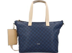 4056278188328 - PICARD Shopper Kunstleder Reißverschluss für Damen blau