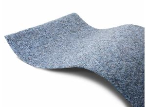 4056281092230 - Kunstrasen PRIMAFLOR-IDEEN IN TEXTIL GREEN Teppiche Gr B L 133 cm x 500 cm 75 mm 1 St blau (graublau) Kunstrasen Rasenteppich graublau mit Noppen strapazierfähig