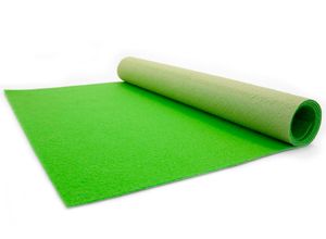 4056281309659 - Läufer PRIMAFLOR-IDEEN IN TEXTIL Eventteppich PODIUM Teppiche Gr B L 100 cm x 1500 cm 26 mm 1 St grün (hellgrün) Küchenläufer Breite 100 cm robuster Nadelfilz Uni-Farben