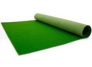 4056281310877 - Läufer PRIMAFLOR-IDEEN IN TEXTIL Eventteppich PODIUM Teppiche Gr B L 100 cm x 1700 cm 26 mm 1 St grün Küchenläufer Breite 100 cm robuster Nadelfilz Uni-Farben