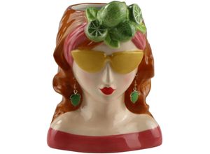 4056422143142 - Dekovase AM DESIGN Verspielte Vase aus Dolomit rot B118cm H185cm Dolomit Vasen mit fruchtigem Design 4056422143142 - Dekovase AM DESIGN Verspielte Vase aus Dolomit rot B118cm H185cm Dolomit Vasen mit fruchtigem Design