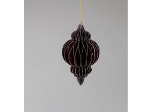 4056422256149 - Christbaumschmuck AM DESIGN aus Papier Ø 15 cm rot (bordeaux) Ø15cm Weihnachtsbaumschmuck 6er Set