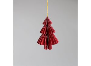 4056422256194 - Christbaumschmuck AM DESIGN aus Papier Ø 15 cm rot Ø15cm Weihnachtsbaumschmuck 4er Set