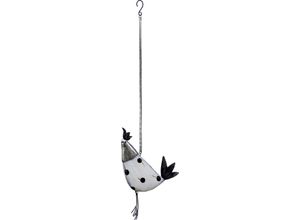 4056422275355 - Dekofigur AM DESIGN Osterdeko Huhn mit Federn schwarz B51cm H432cm T432cm Polyresin Dekofiguren aus Polyresin