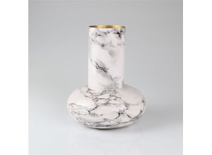 4056422304628 - Dekovase AM DESIGN aus Metall grau B16cm H21cm Metall Vasen BxH 16x21 cm