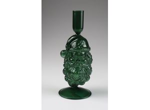 4056422348981 - Kerzenhalter AM DESIGN aus Glas grün B9cm H21cm Glas Kerzenhalter 2er Set BxH 9x21 cm