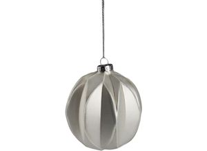 4056422490727 - Christbaumschmuck Christbaumkugel weiß Ø10cm Glas LEGER HOME BY LENA GERCKE Weihnachtsbaumschmuck aus weißem Glas Ø 10cm 6 Kugeln