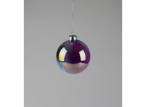 4056422492004 - Weihnachtsbaumkugel AM DESIGN aus Glas Ø 8 cm irisierend Ø8cm Glas Weihnachtsbaumkugeln 6er Set