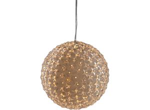 4056422966819 - LED Dekolicht AM DESIGN gold (goldfarben) Ø25cm Lampen LED Kugel mit Sternen Weihnachtsdeko aussen 4056422966819 - LED Dekolicht AM DESIGN gold (goldfarben) Ø25cm Lampen LED Kugel mit Sternen Weihnachtsdeko aussen