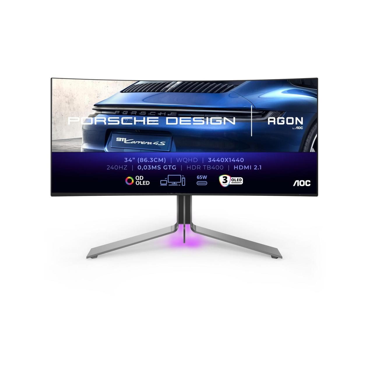 4056487052397 - 0 AGON PRO PD34 Curved Gaming-Monitor 8636 cm (34)