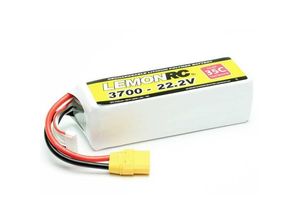 4056534060085 - LemonRC Modellbau-Akkupack (LiPo) 222 V 3700 mAh Zellen-Zahl 6 35 C Softcase XT90