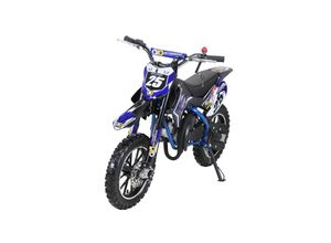 4056551042101 - Kinder-Crossbike Gepard Benzin-Kindermotorrad 2-Takt-Motor 49 ccm ab 5 Jahren Tuning-Kupplung (Blau)