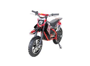 4056551046208 - Kinder-Crossbike Gepard Elektro-Kindermotorrad 500 Watt bis 25 km h verstärkte Gabel ab 5 J (Rot)