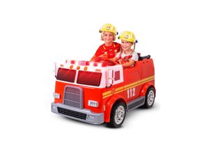 4056551063038 - Kinder-Elektro-Feuerwehrauto LL911 2-Sitzer Sirene Spritze EVA-Reifen 90 Watt Fernbedienung