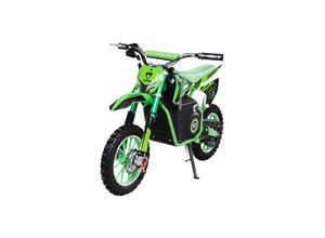 4056551081704 - Kinder-Crossbike Viper Elektro-Kindermotorrad 1000 Watt bis 25 km h Scheibenbremsen ab 5 Jahren (Grün)