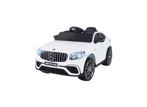 4056551083302 - Kinder-Elektroauto Mercedes AMG GLC 63S Coupé 4x4-Antrieb Fernbedienung 140 Watt LED EVA-Reifen (Weiß)