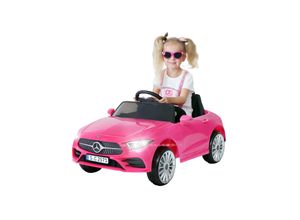 4056551095404 - Kinder-Elektroauto Mercedes-Benz CLS 350 Coupé lizenziert 2 x 20 Watt Motoren LED-Scheinwerfer (Pink)