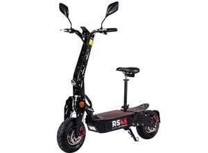 4056551096326 - RS45 Pro E-Scooter mit Straßenzulassung Sitz 45 km h 2000 Watt Allrad-Antrieb klappbar (Schwarz)