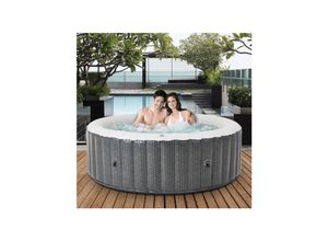 4056551131492 - Miweba MSpa Whirlpool Comfort Ottoman C-OM061 Whirlpool aufblasbar in Rattan-Optik 6 Personen