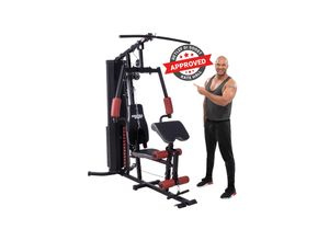 4056551181879 - Miweba Sports 50in1-Kraftstation MK500 Pro Fitnessstation mit ca 60 kg Seilzug Butterfly Zugturm