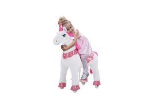 4056551262721 - Sternschnuppe Medium E-Serie Einhorn zum Reiten 4-8 J Handbremse rutschfeste Pedale