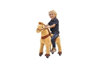 4056551262783 - Mister Ed Medium E-Serie Pferd mit Rollen 4-8 Jahre Lenkung Handbremse Gummirollen