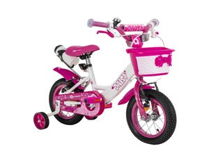 4056551263001 - Actionbikes Kinderfahrrad Daisy 12 Zoll pink Stützräder Korb V-Brake-Bremsen Antirutschgriffe (East)