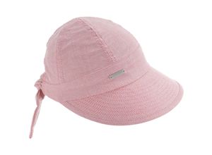 4056623869261 - SEEBERGER Schildmütze Baumwolle uni für Damen rosa OneSize