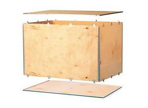 4056705502109 - Holzfaltkiste 1 Euromaß 6 mm Birkensperrholz L 1180 x B 780 x H 1000 mm