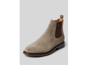 4056734877490 - Chelsea Boots aus Leder mit Label-Schriftzug Modell St Fairkon