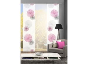 4056751014748 - Schiebegardine HOME WOHNIDEEN SCOPPIO lila (flieder) B60cm H245cm Polyester Gardinen HxB 245x60 inkl Befestigungszubehör 4056751014748 - Schiebegardine HOME WOHNIDEEN SCOPPIO lila (flieder) B60cm H245cm Polyester Gardinen HxB 245x60 inkl Befestigungszubehör