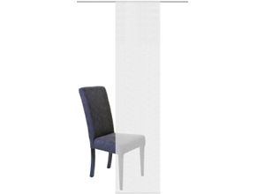 4056751292900 - Schiebegardine HOME WOHNIDEEN Uni Gr 1 weiß (wollweiß) B60cm H245cm Polyester Gardinen HxB 245x60 SCHIEBEVORHANG LEINENSTRUKTUR