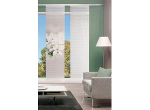 4056751381376 - Schiebegardine VISION S PULSA Gr 1 beige (natur) B60cm H260cm Polyester Gardinen HxB 260x60 BAMBUS OPTIK