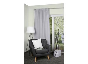 4056751399159 - Gardine HOME WOHNIDEEN SANDY Gr 3 grau B140cm H245cm Polyester Gardinen Fertigdeko Struktur blackout