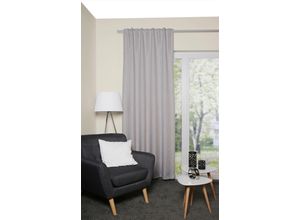 4056751399166 - Gardine HOME WOHNIDEEN SANDY Gr 3 grau (taupe) B140cm H245cm Polyester Gardinen Fertigdeko Struktur blackout