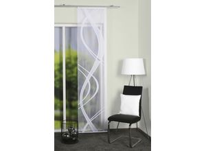 4056751408387 - Schiebegardine HOME WOHNIDEEN TIBASO weiß B57cm H145cm Wirkware Obermaterial 100% Polyester Gardinen transparent