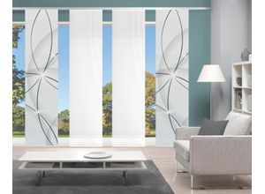 4056751414753 - Schiebegardine VISION S BLINKI blau (türkis) B60cm H260cm Polyester Gardinen DIGITALDRUCK