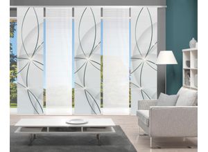 4056751414784 - Schiebegardine VISION S BLINKI blau (türkis) B60cm H260cm Polyester Gardinen DIGITALDRUCK