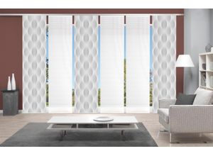 4056751415958 - Schiebegardine VISION S VOLARE grau B60cm H260cm Polyester Gardinen DIGITALDRUCK