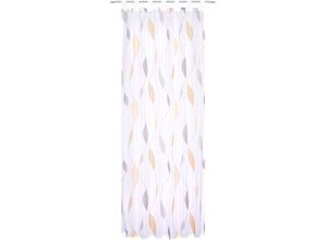 4056751437486 - Gardine HEINE HOME Gr 4 gelb (gelb weiß) B140cm H245cm Polyester Gardinen 4056751437486 - Gardine HEINE HOME Gr 4 gelb (gelb weiß) B140cm H245cm Polyester Gardinen