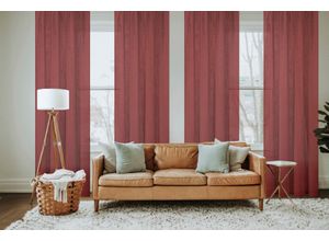 4056751468060 - Vorhang HOME BASICS SOFTY Gr 2 lila (beere) B140cm H225cm Polyester Gardinen Ösenschal SOFTY Uni