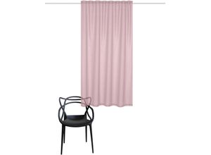 4056751483315 - Vorhang HOME WOHNIDEEN DOLLY Band Gr 1 rosa (altrose) B140cm H145cm Voile Polyester Gardinen