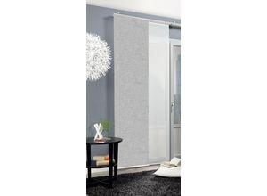 4056751484077 - Schiebegardine HOME WOHNIDEEN PIVE Gr 1 silber (silberfarben) B60cm H245cm Polyester Gardinen Schiebegardine PIVE digitalbedruckt