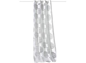 4056751486514 - Gardine HEINE HOME weiß (wollweiß) B140cm H245cm Polyester Viskose Gardinen