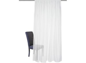 4056751493017 - Gardine HOME WOHNIDEEN Andalusia weiß (wollweiß) B180cm H175cm Voile Polyester Gardinen nach Maß
