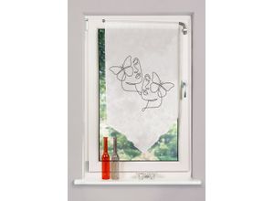 4056751513753 - HOME WOHNIDEEN Scheibengardine »SYLIA« (1 St) DIGITALBEDRUCKT VOILE SCHAUBE